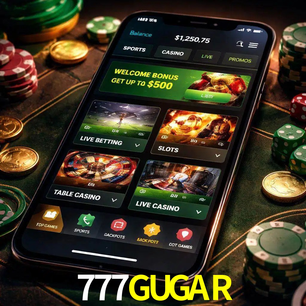 Diseño de juegos móviles 777GUGAR para usuarios en México