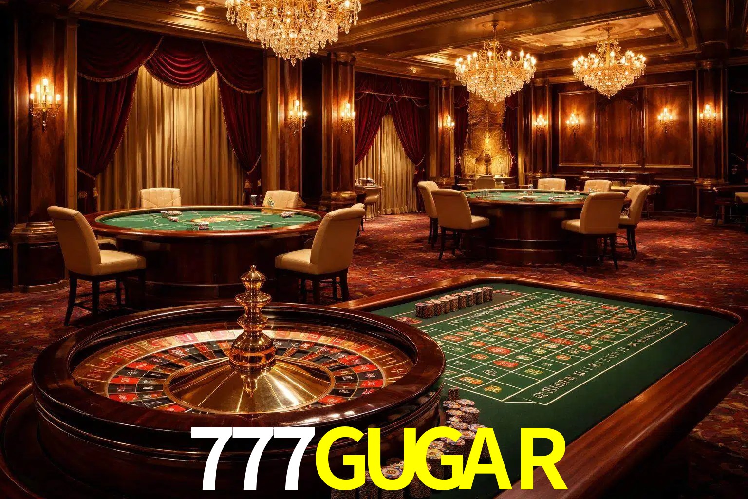 Una escena premium de mesa de casino en vivo con cartas, elementos de ruleta y un ambiente pulido de estudio de transmisión.